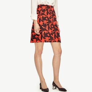 Ann Taylor, Side Pocket Skirt, Vine Jacquard, 0P